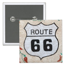 Na, USA, Arizona, Straßenschild Holbrook Weges 66 Anstecknadel