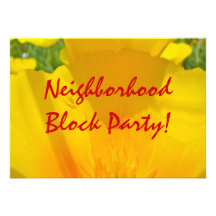 Nachbarschafts-Block-Party! Einladungen Annoucemen