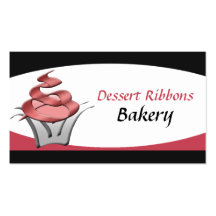 Nachtisch-Band-Kuchen-Bäckerei-Visitenkarten