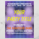 Nachtklub-Party-Flyer