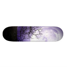 Nächtlicher Skater Individuelles Deck