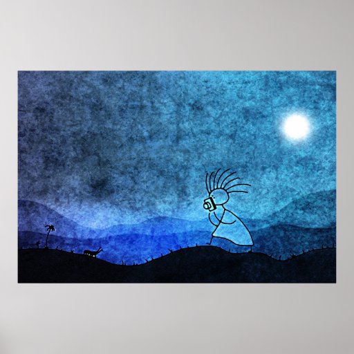 Nachtsafari Plakatdrucke