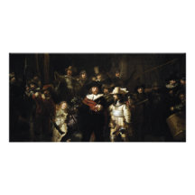 Nachtwache durch Rembrandt Fotogrußkarten