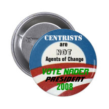 Nader Anti-Zentrist Knopf Button