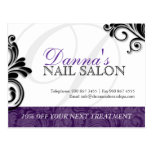 Nagel-Salon und Wellness-Center-Werbungs-Postkarte