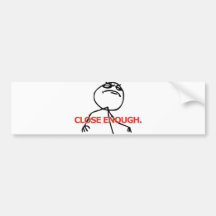 Nah genug auto sticker