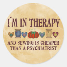 Nähende Therapie Sticker