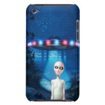 Naher Treffen-Fall Wald-UFO iPod Touch Case