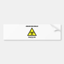 Nähernde mögliche Biogefährdung können Sie gefährd Auto Sticker