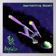 "Näherndes Wasabi" durch Jason T. Reimche Poster