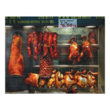 Nahrung - Bratenfleisch für Verkauf Ankündigungskarte