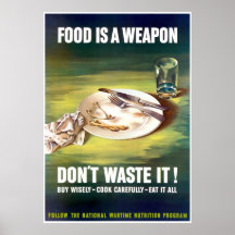 Nahrung ist eine Waffe -- Grenze Plakatdrucke