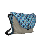 Nahtloses Retro Muster der Bote-Tasche Kuriertaschen