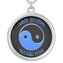 "Nam Myoho Renge Kyo" Yin u. Yang-Buddhismus-Halsk Halskette