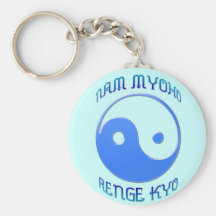 "Nam Myoho Renge Kyo" Yin u. Yang-Buddhismus Schlüsselanhänger