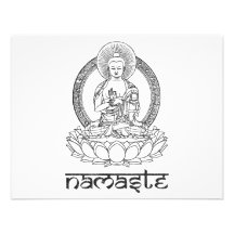 Namaste Buddha Individuelle Einladungskarte