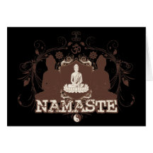 Namaste Buddha Karten