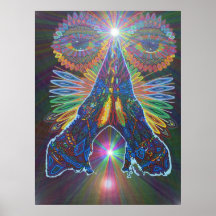 namaste digitale Kunst Posterdrucke