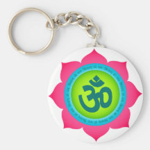 Namaste Lotos-Blumen-OM-Yoga Schlüsselbänder