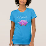 Namaste Lotos-Blumen-T-Shirts
