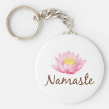 Namaste Lotos-Blumen-Yoga Schlüsselbänder
