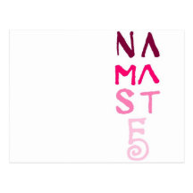 Namaste Rosa Postkarten