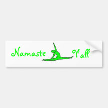 Namaste Sie Autoaufkleber