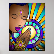 Namaste u. guter Morgen Posterdrucke