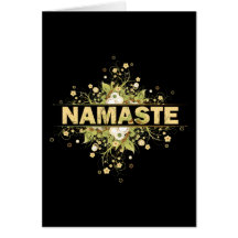 Namaste Vintages Blumen Grußkarten