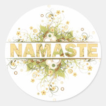 Namaste Vintages Blumen Sticker