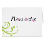 Namaste Yoga Grußkarte