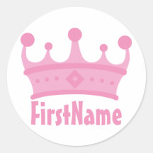 Name-Krone Sticker