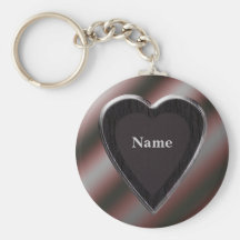 Name Stripes Herz Keychain - Schablone Schlüsselband