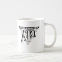 Name und Buchstaben AlphaTau Omega Tee Tasse