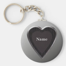 Namensherz Keychain - Schablone Schlüsselband