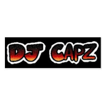 Namenskarten DJ Capz Visitenkartenvorlage