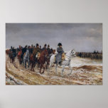 Napoleon auf Kampagne im Jahre 1814, 1864 Posterdruck