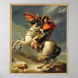 Napoleon, der die Alpen am 20. Mai 1800 überquert Plakatdruck