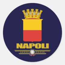 Napoli (Neapel) Runder Aufkleber