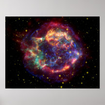 NASAs Cassiopeaia Galaxie Plakatdruck