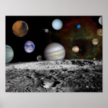 NASAs neues Sonnensystem Posterdrucke