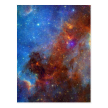 NASAs Nordamerikaner Nebelflecke Postkarte