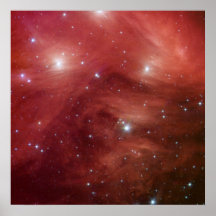 NASAs - rosa Pleiades Plakatdruck