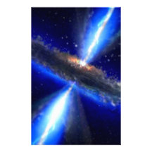 NASAs schwarzes Loch Büropapier