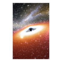 NASAs schwarzes Loch Druckpapiere