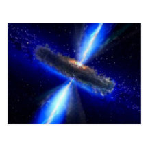 NASAs schwarzes Loch Postkarte