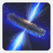 NASAs schwarzes Loch Quadratsticker