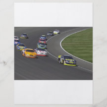 Nascar Rennen Bedruckte Flyer