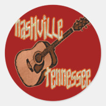 NASHVILLE TENNESSEE RUNDE STICKER