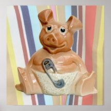 Nationale Piggy Westbank Plakatdruck